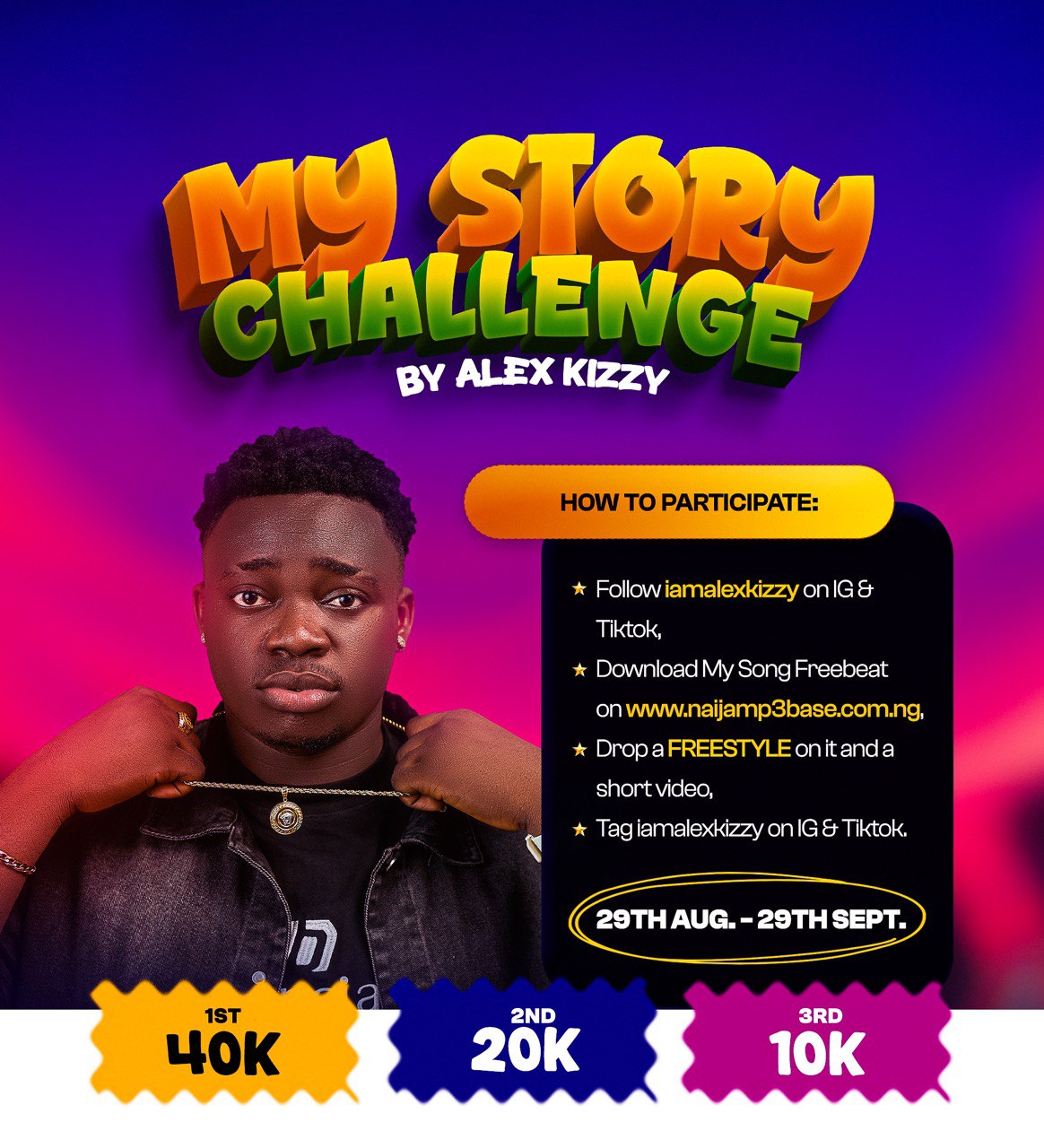 Alex Kizzy My story Challenge open verse